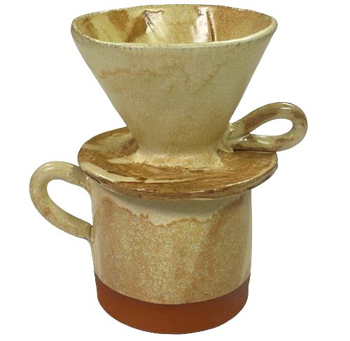 Набір V60 Wheat для приготування кави від OTEM Ceramics 300478 фото