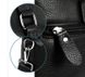 Кожаный мужской деловой портфель для документов планшета черный мужская офисная сумка формат А4 1324Д фото 9