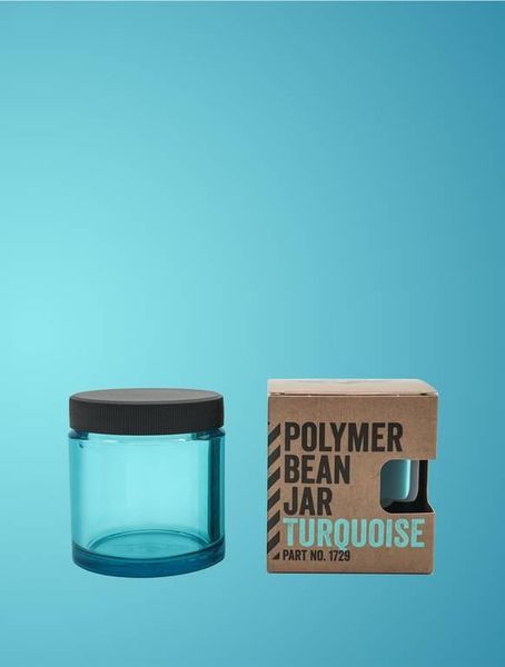 Емкость Comandante Polymer Bean Turquoise Баночка колба для кофемолки Команданте из полимера 15414 фото