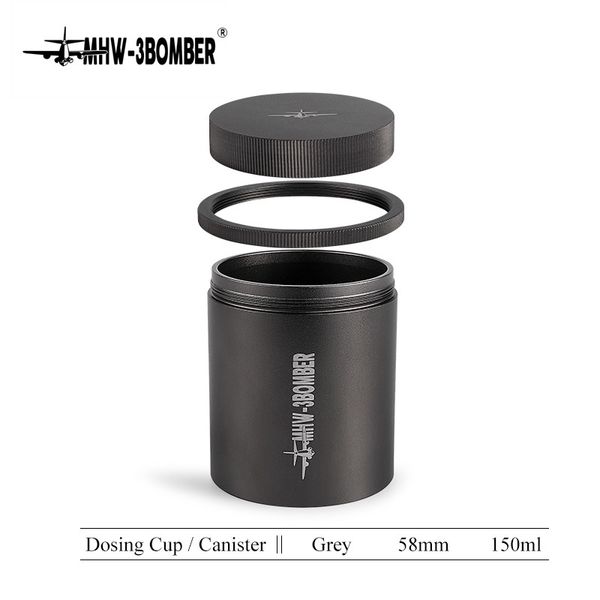 Дозуюча чаша + ємність для кави 58 мм. MHW-3Bomber Gray 2 в 1 DC5350G фото