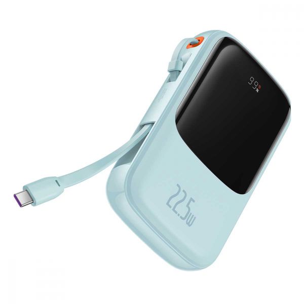 Повербанк 20000 мАгод 22.5Вт USB Type-C блакитний Baseus Qpow PPQD030103 3746 фото