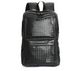 Мужской городской рюкзак ранец плетеный черный 1498 фото 4