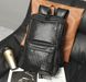Чоловічий рюкзак ранець плетений чорний 1498 фото 2