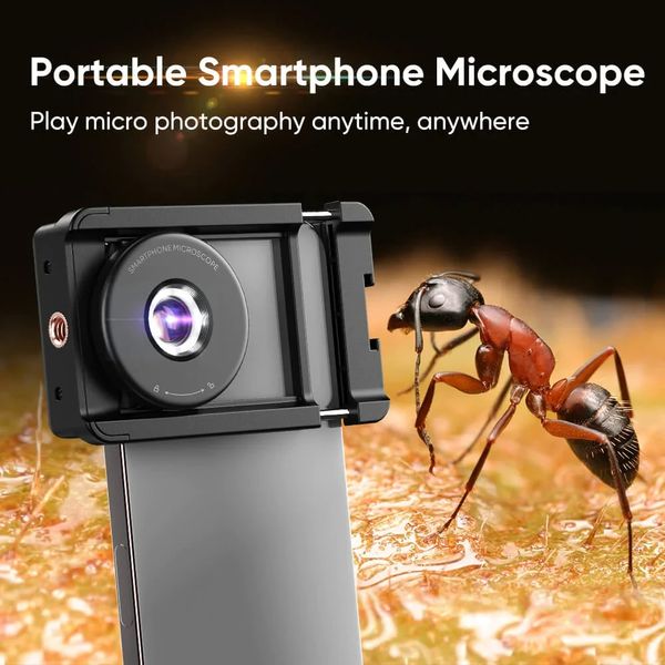 Микроскоп для телефона 100x 12.5мм Apexel MS009 MS009 фото
