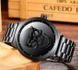 Металлические мужские наручные часы с черепом черные 489М фото 2