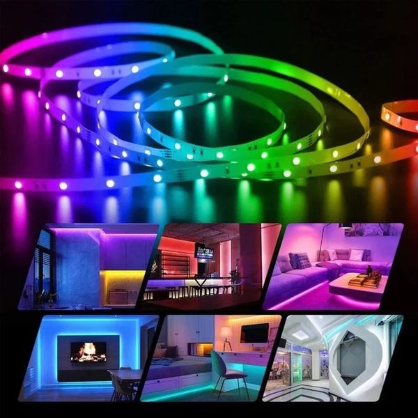 Світлодіодна стрічка RGB 10м 180 SMD 5050 LED Puluz ZY75101016AA 3970 фото