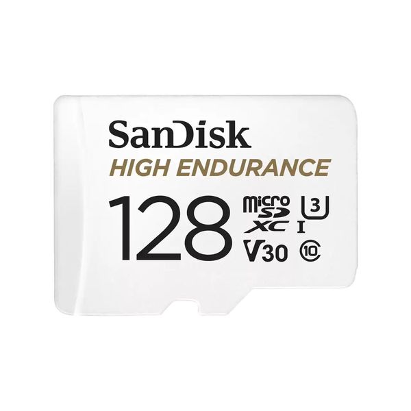 Карта памяти 128 ГБ microSDXHC U3 V30 SanDisk High Endurance SDSQQNR-128G-GN6IA 3564 фото