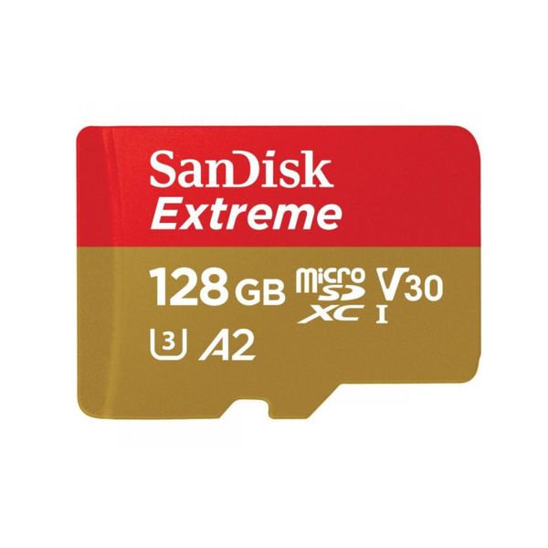 Карта памяти 128 ГБ microSDXC UHS-I U3 A2 SanDisk Extreme SDSQXAA-128G-GN6MA 3687 фото