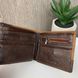 Мужской кожаный кошелек портмоне с ковбоем натуральная кожа коричневый 707КБ фото 5