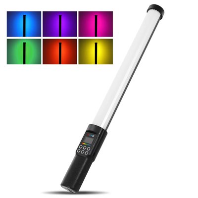Світлодіодний освітлювач палка RGB 122 LED 55см відбивач Puluz PU4135 3487 фото