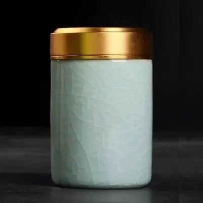 Набір Blue Ivory jar 550 ml. для приготування чаю матча Блакитний #151 18948 фото