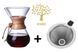 Кемекс для кофе 800 мл. Chemex металлическим многоразовым фильтром 13686 фото 7