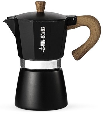 Кофеварка гейзерная MHW-3BOMBER 300 мл. Espresso Maker Moka Pot Черная M5815B фото