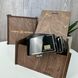 Мужской кожаный ремень автомат, поясной ремень из натуральной кожи черный 1361 фото 2