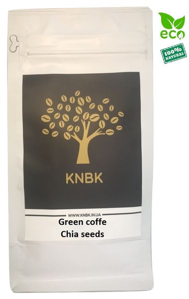 Зелена кава з насінням Чіа 250 г. мелена (для схуднення) 13630 фото