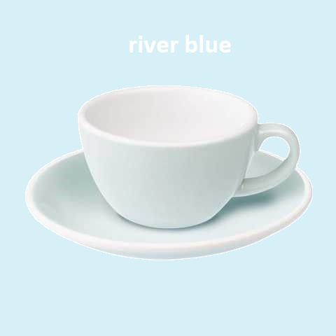 Чашка Loveramics Egg River Blue 300 мл с блюдцем 300532 фото