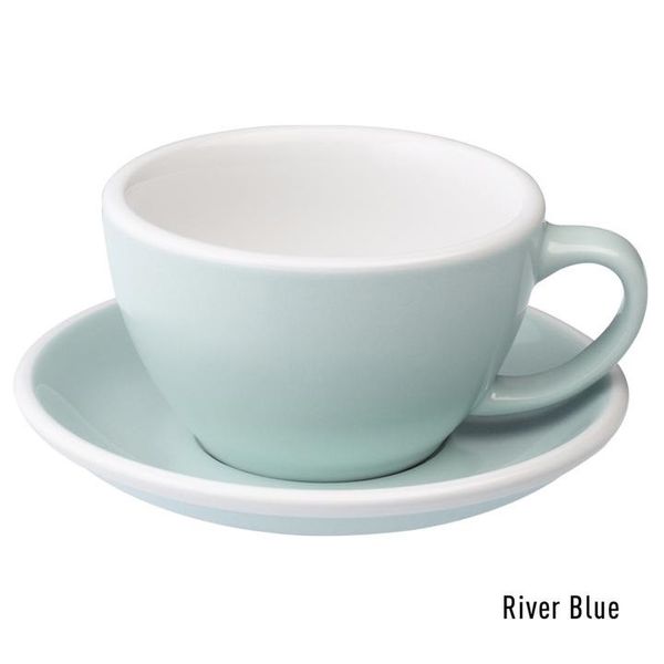 Чашка Loveramics Egg River Blue 300 мл с блюдцем 300532 фото