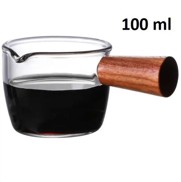 Вершкове для кави еспресо 100 мл. Approx скляний із ручкою прозорий джаг Скло 15063т фото