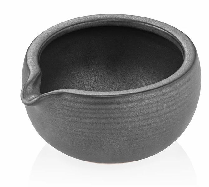 Чаван Katakuchi Matcha Bowl Deep Black с носиком Катакучи #3 30080 фото