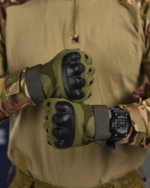 Перчатки беспалые OUTDOOR ICS с защитой олива M 86960 фото