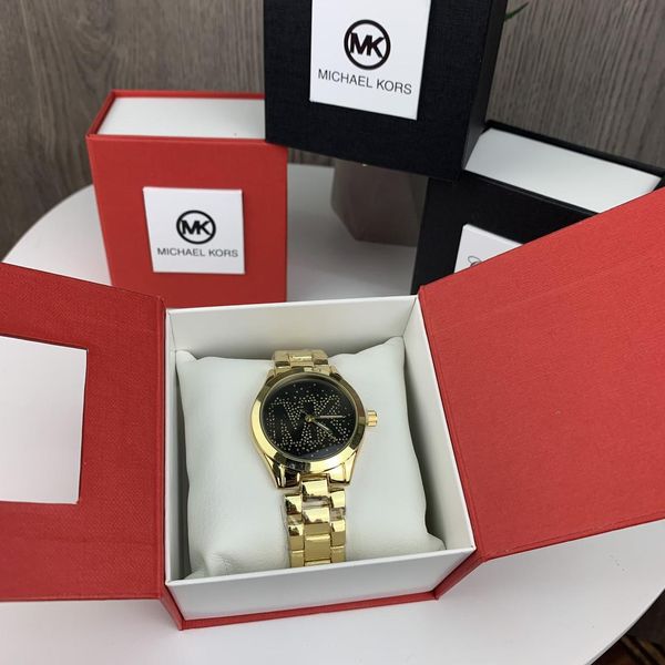Жіночий наручний годинник з браслет золотистий сріблястий 945С фото