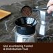 Дозута воронка для гейзерної кавоварки на 6 чашок Moka Pot Dosing Funnel 300480 фото 7