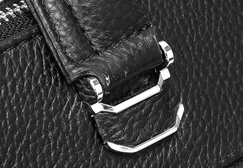 Мужская кожаная сумка для документов планшета ноутбука натуральная кожа, портфель 1331 фото