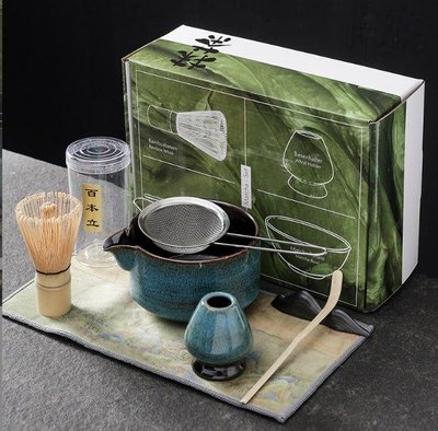 Набір Mavanto Azure Katakuchi для приготування чаю матча #139 на 7 предметів із носиком 18543 фото