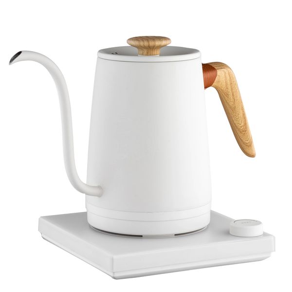 Электрический чайник Diguo 1 л. для кофе c регулировкой температуры Белый 30089 фото