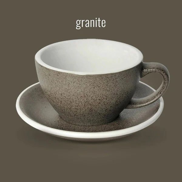Чашка Loveramics Egg Granite 300 мл із блюдцем 300531 фото