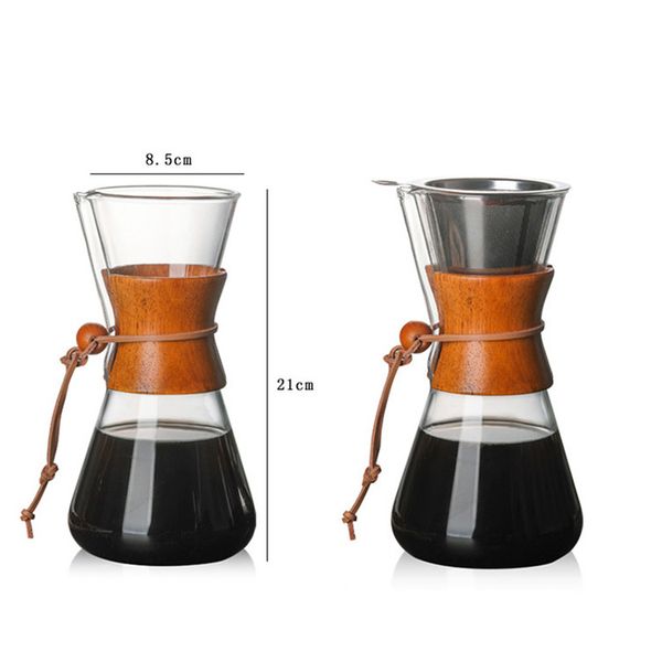 Кемекс для кофе с многоразовым фильтром Chemex на 4 чашки (550/600 мл.) 13857 фото