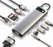 Концентратор хаб USB Type-C 11в1 VGA зарядный картридер 100Вт Baseus Metal Gleam CAHUB-CT0G 3137 фото 2