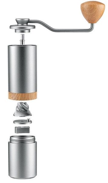 Ручна кавомолка iCafilas Manual Coffee Grinder Металеві жорна GM2213 фото