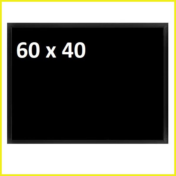 Доска меловая для меню 60 на 40 Черная А2 Грифельная 14140 фото