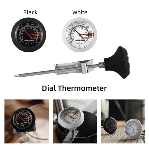 Термометр для молока MHW-3BOMBER с креплением для питчера Белый CT5614W фото