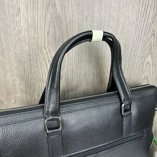 Кожаная сумка портфель для документов мужская женская, деловой портфель натуральная кожа 1326 фото