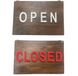 Табличка Open / Closed Відчинено / Зачинено 300407 фото 1