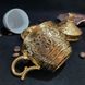 Турецкая чашка Демитас Acar с блюдцем 110 мл. Тюльпан Золото 14823 фото 4