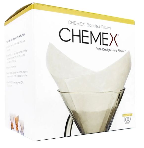 Фільтри для Кемекса Chemex 6/8/10 cup (Білі 100 шт.) FS-100 FS-100 фото