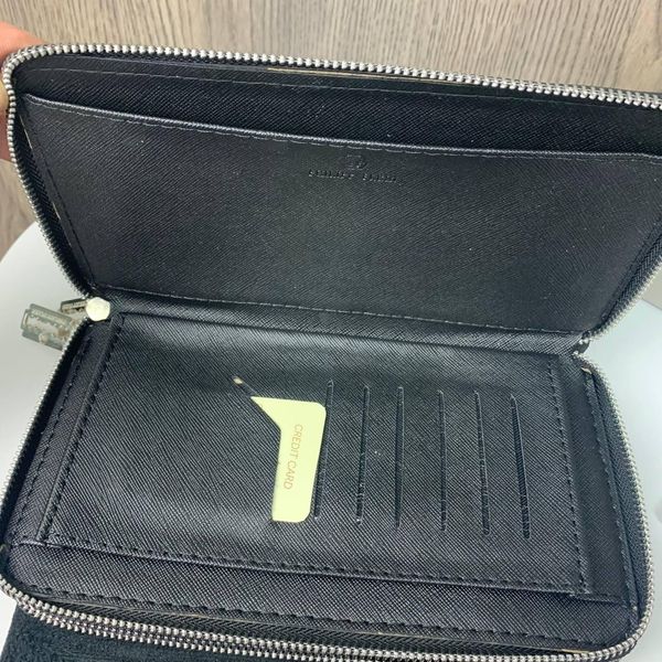 Большой мужской клатч барсетка в коробке, портмоне кошелек 1382 фото