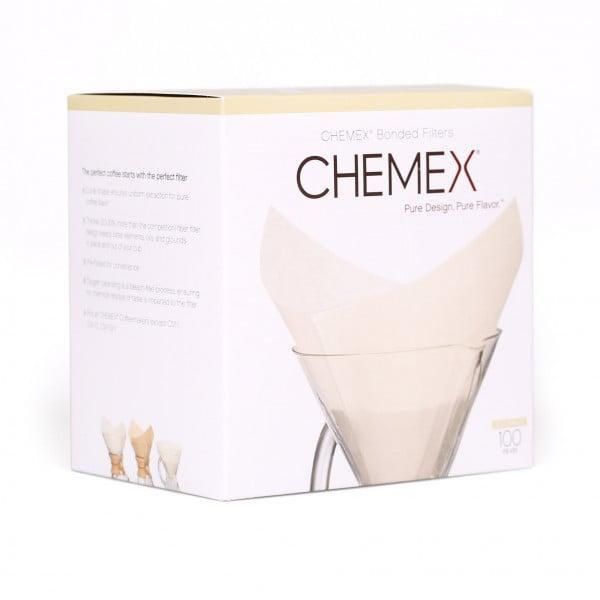 Фільтри для Кемекса Chemex 6/8/10 cup (Білі 100 шт.) FS-100 FS-100 фото