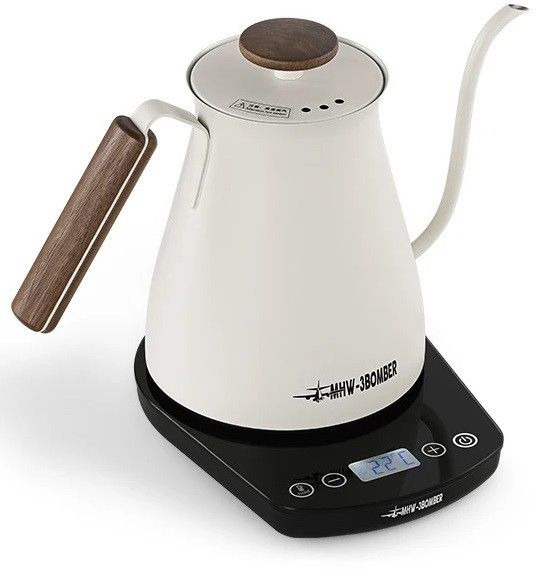 Електричний чайник MHW-3BOMBER Orbit Electric Kettle з регулюванням температури Білий Matte White BK5937W фото