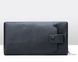 Мужской кожаный клатч кошелек с отделом для телефона черный 1454 фото 5