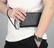 Чоловічий шкіряний гаманець клатч з відділом для телефону чорний 1454 фото 9