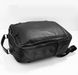 Кожаный мужской городской рюкзак большой и вместительный из натуральной кожи черный 1235 фото 6