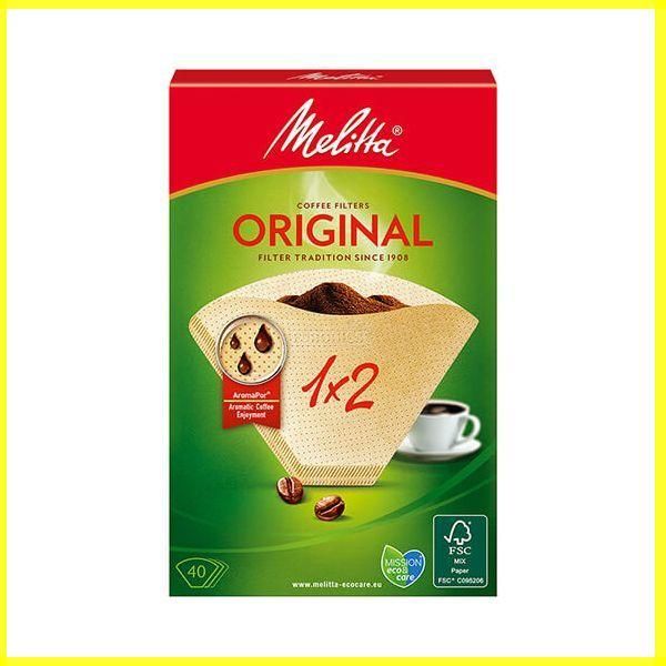 Фильтры бумажные Melitta Original 1X2 (натуральные) 13742 фото