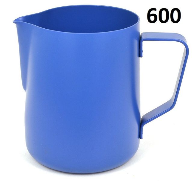 Пітчер Rhino 600 Coffee Gear Stealth Blue Teflon Синій молочник 15834 фото