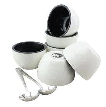 Набір чаш для каппінгу кави 6 шт 240 мл + 6 ложок для каппінгу Sola Tasting Spoon 30076 фото