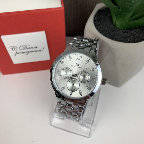 Жіночий наручний годинник, металевий годинник на руку 923 фото