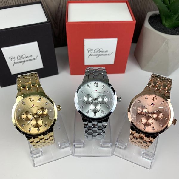 Жіночий наручний годинник, металевий годинник на руку 923 фото
